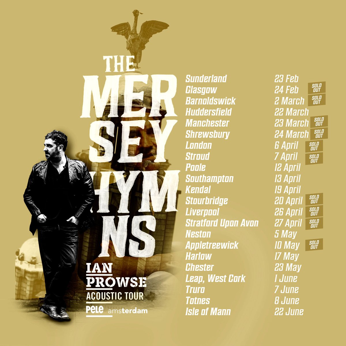 This Mersey Hymns tour has been something else, Sell Out shows & hearts lifted all across the land. 
Tickets still left for Neston, Chester, Harlow, West Cork, Truro, Totnes & the Isle of Mann. 
Amsterdam-music.com/live/