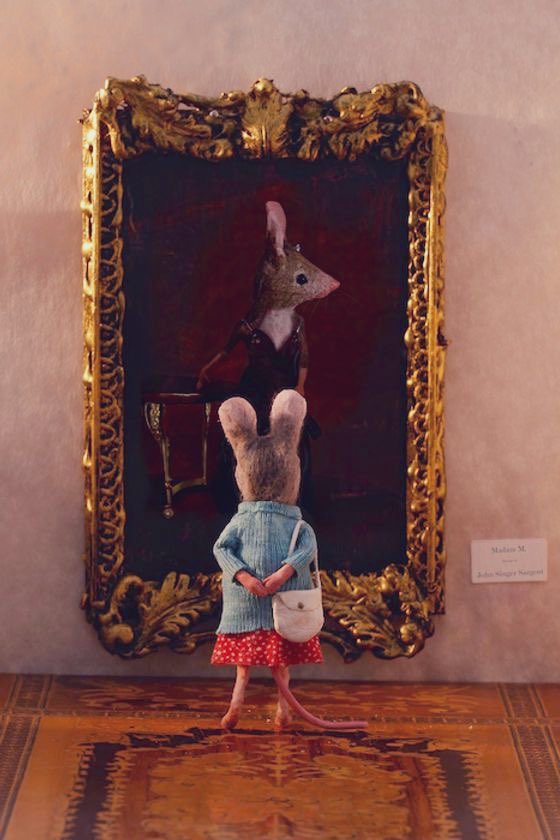 Sunday Funday with a very cute visitor to a very special Museum. “Art Lover” ©️Maggie Rudy, British-American illustrator / painter