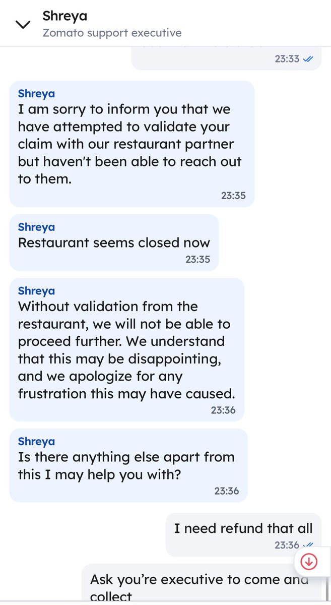 @deepigoyal Shitty customer service you have what the use of gold membership when you don’t get a good customer support @zomatocare claim for missing order your team is not helping me on that.