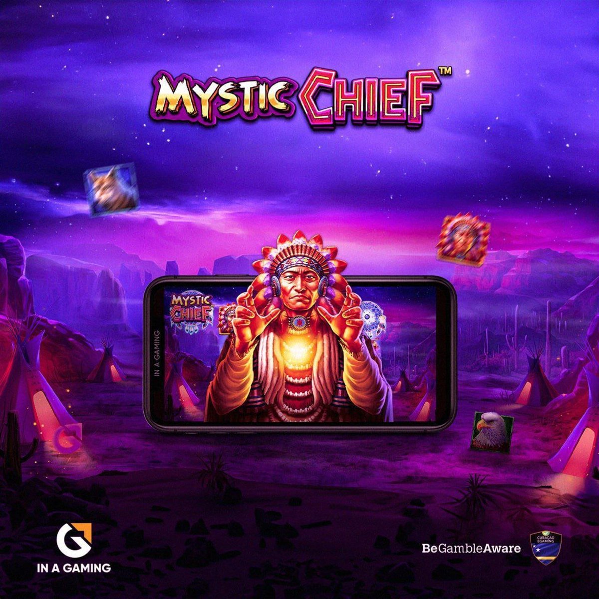 🏕 Mystic Chief slot oyununda 5000x kazanma şansı seni bekliyor! 📲 inagaming.live/twitter