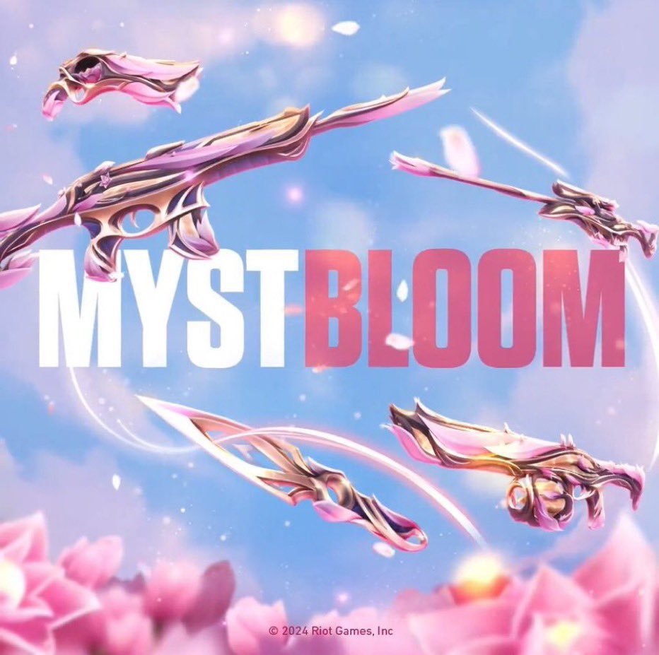 🌸 VALORANT MYSTBLOOM BUNDLE GIVEAWAY 🌸 🤍 Follow @chumdingo 🤍 Like/Retweet 🤍 Tag 2 friends Ends 5/10 #VALORANT #MYSTBLOOM #Val #Giveaway