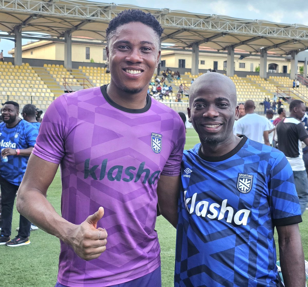 musbauceo's tweet photo. The wonderful penalty save by my guy @Nwoke__  our safe hands kept @SportingLagos in the game

A sweet victory 4-2 against Abia Warriors #NPFL24 #SundayWithSporting https://t.co/RtU2G09Gzm