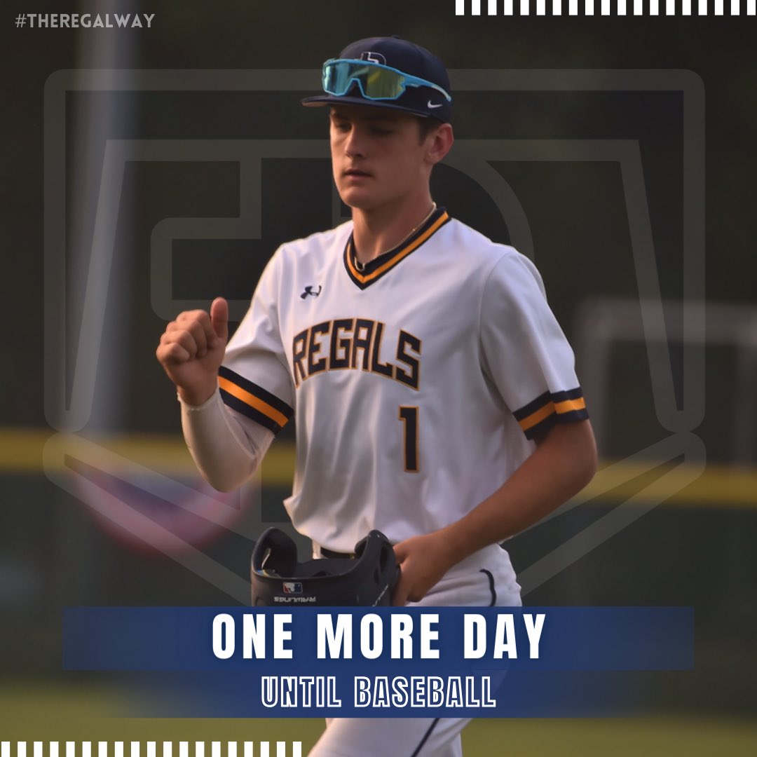 ReginaBaseball's tweet image. ONE MORE SLEEP! It’s almost here!🧃⚾️ #1Day #BoysOfSummer #TheRegalWay @iabaseball1 @iahsbb
