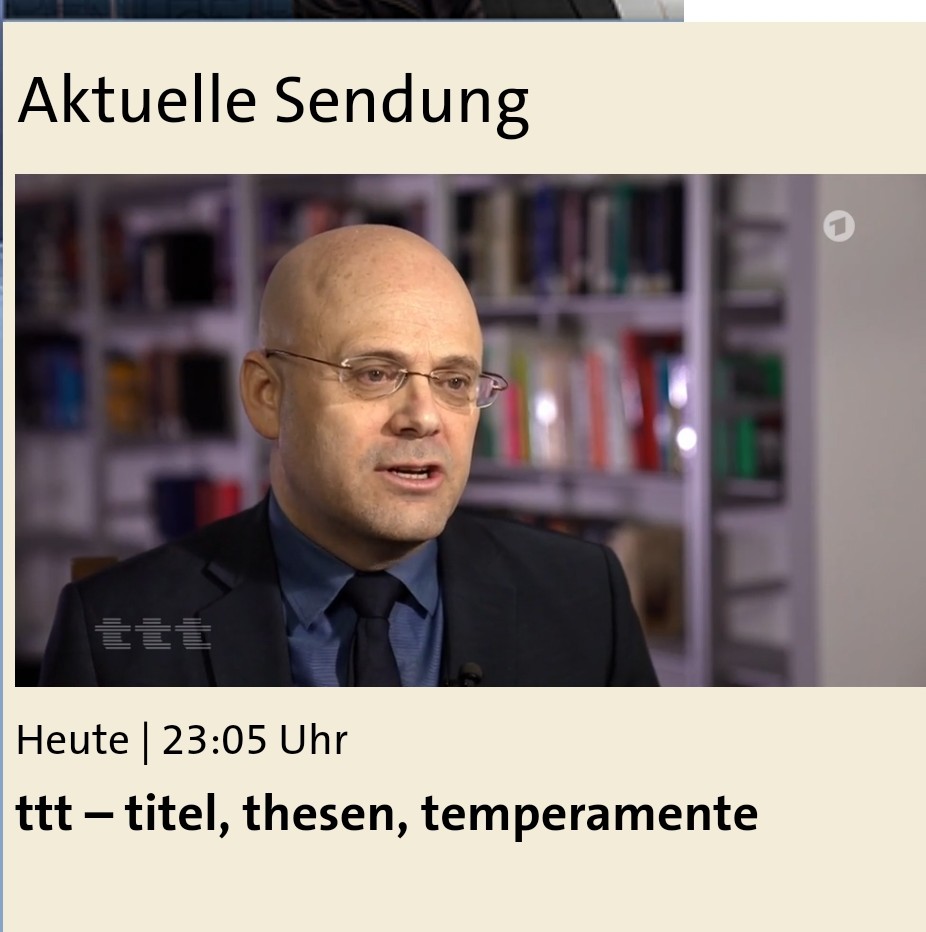 Tonight on German television