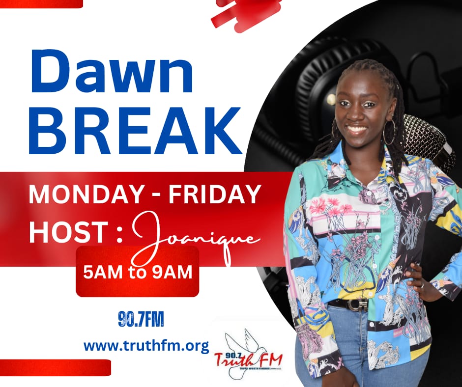 Link up with me, Monday to Friday on @Truthfmkenya 📻 5am to 9am

Live stream: truthfm.org

For feedback you can call/ WhatsApp 0727 907 907

#DawnBreak
#TheBreakfastVoiceOfTheCity