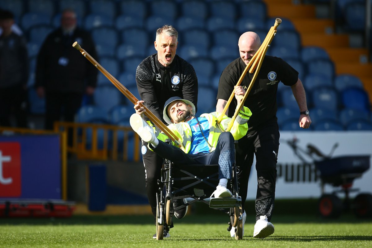 The lads set the bar high with those celebrations 😂😂 Did you have a favourite? #StockportCounty