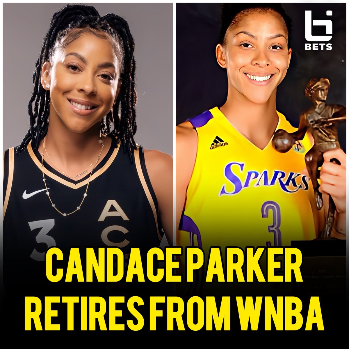 What it a career it's been for WNBA legend Candace Parker 🐐 16 Seasons 3x WNBA Champion 2x MVP 7x All-Star 2x Olympic Gold Medalist Broadcast Legend