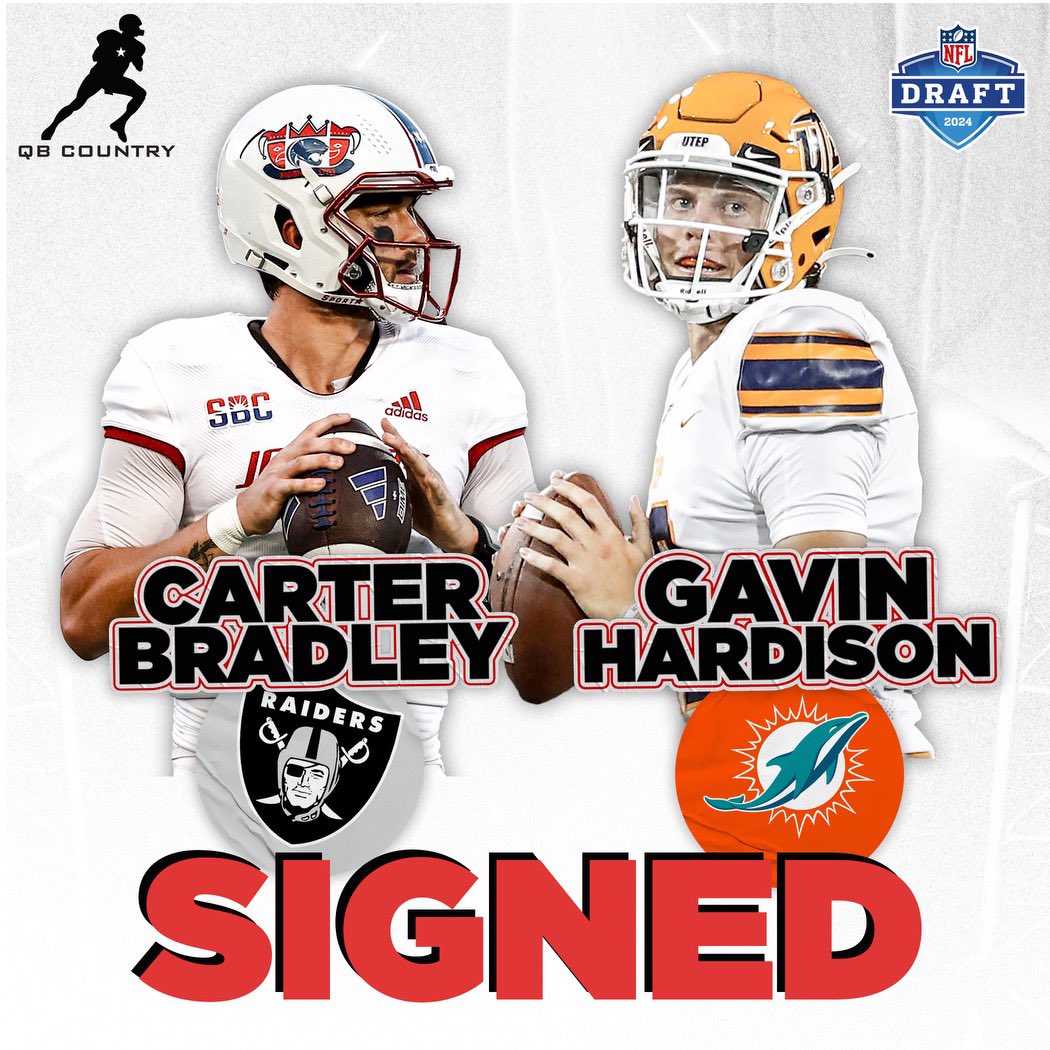 Congrats to Carter & Gavin on their new opportunity! #QBcountry