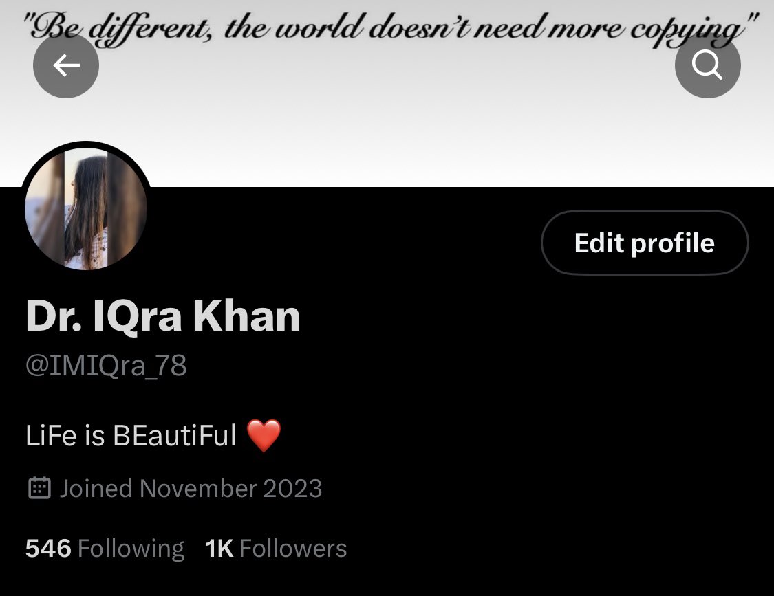 Hitting 1K Followers 💐 Thank You So Much Everyone For Connecting ☺️ Keep Growing, Stay Blessed All ❤️