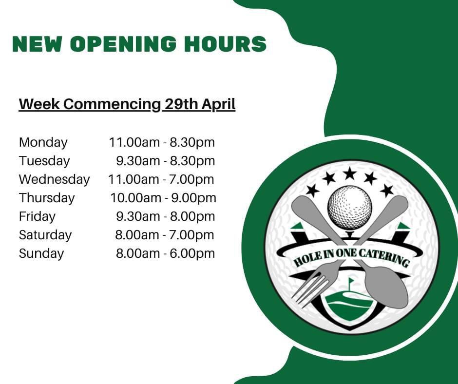 🚨 New Chef - New Menu - New Opening Times 🚨 To celebrate this we are giving 15% discount on prices from Monday 29th April to Sunday 5th May. With non-members also welcome you can book by calling 0114 234 9151 ext 1. #Golf #GolfSheffield #Sheffield