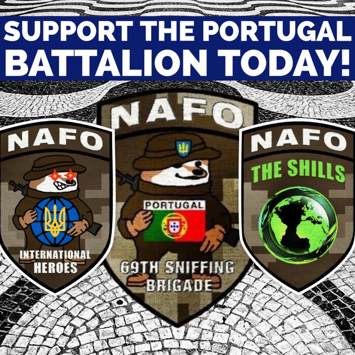 Hallo liebe Fellas und Nicht-Fellas aus 🇩🇪 🤗 Das 🇵🇹 Bataillon der 69th Sniffing Brigade braucht unsere Hilfe 🫡 sie sammeln für einen Truck für die International Legion 🛻 - einfach auf den Link klicken. help99.co/patches/portug…