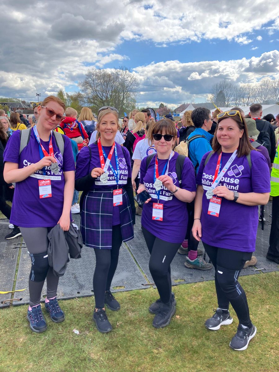 What an incredible day at <a href="/thekiltwalk/">Kiltwalk</a> Glasgow! It's smiles, hugs and medals all round as we head for home.

Thank you to every single one of you who did it for the babies and children of Ayrshire 🙌