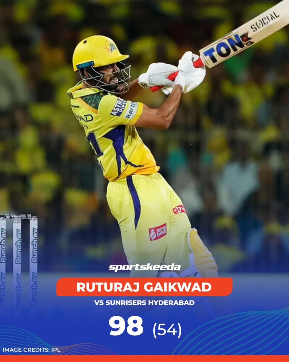 #IPL2024 46th Match 🏏 #ChennaiSuperKings beat #SunrisersHyderabad by 78 Runs #CSK - 212/3, #SRH - 134 Player of the Match - #RuturajGaikwad (54 Balls 98) #IPL #IPL24 #CSKvsSRH #CSKvSRH #IPLonJioCinema #IPLonStar #CricketTwitter