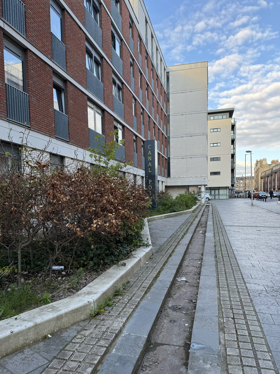The state of the public realm at the Canal Point PBSA development in Edinburgh is a continual disgrace. Any plans to spend some time and money on improving/maintaining it, @yugo_global ? Filling in the water feature/drainage ditch would be a good start.