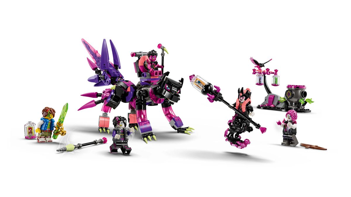 2024 Set of the Day
LEGO DreamZzz The Never Witch's Nightmare Creatures

Pros:
-Raven lives up to its larger counterpart
-LOADED with incredible minifigs
-Side builds are just as great
-Surprisingly $45 feels fair
-Villain 'vehicle'

Cons:
-Why lead with a smaller raven build?