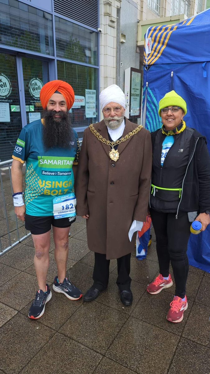 Another great event by <a href="/runforall/">Jane Tomlinson’s Run For All</a> 
Coventry Half.
Rained for most of the race but still a great vibe from volunteers, spectators and between runners.
1 more race left for <a href="/samaritans/">Samaritans</a> fundraising.

💚💚💚💚

2024tcslondonmarathon.enthuse.com/pf/usinghbolt
