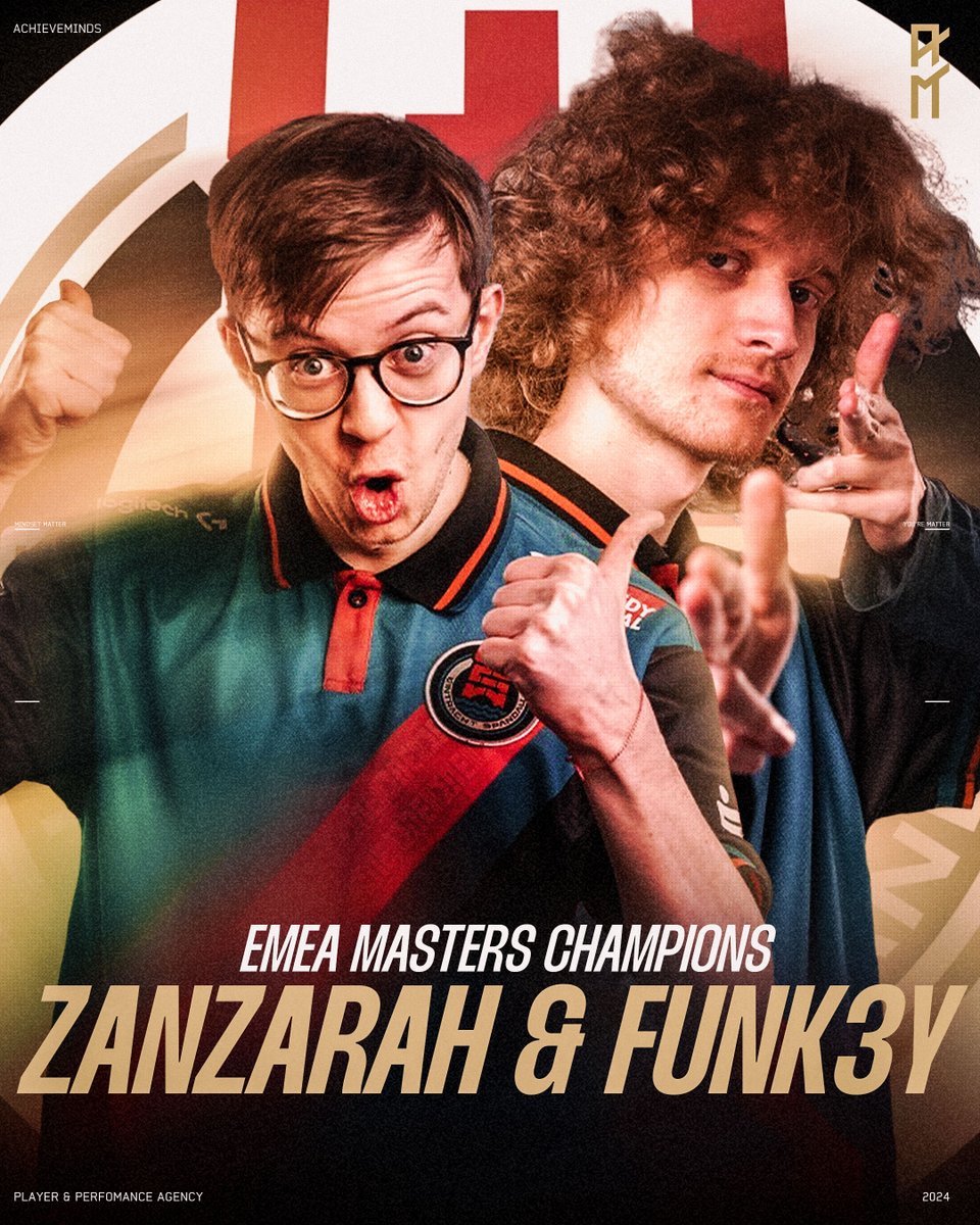 Zanzarah 🇷🇺 & FUN k3y🇩🇪 are EMEA MASTERS champions with Eintracht Spandau🇩🇪. Congratulations!