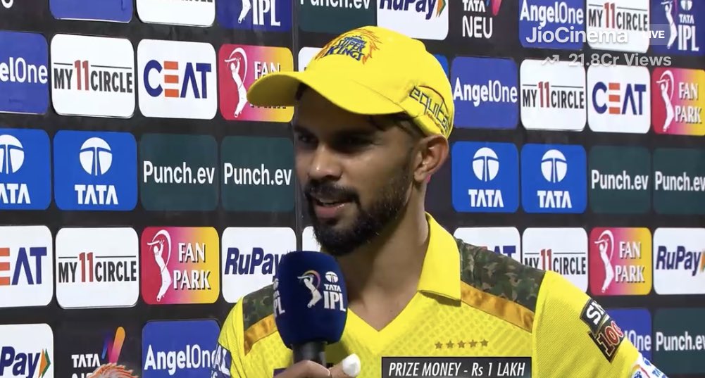 Ruturaj Gaikwad said - “Special mention to Ravindra Jadeja, his special was turning point of the match”.