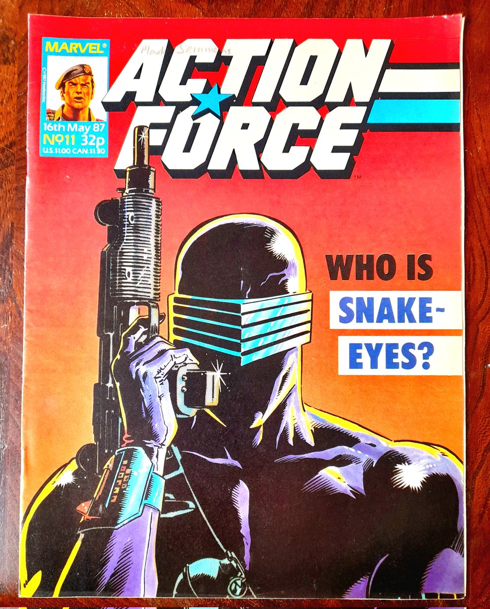 This is such an awesome comic book cover! #80s #comics #ActionForce #GIJoe