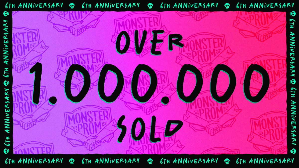 It took time, but we got there!

We are never sure how to measure this. But when asking other devs, most common criteria seems to be counting everything (PC, consoles, bundles, etc)

So by that metric, Monster Prom has broken the 1,000,000 milestone!
