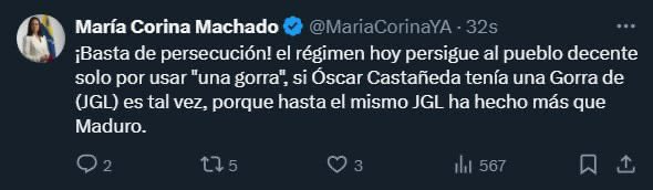 La INHABILITADA saca un tuitt y luego lo borra, cada día me convenzo más que esta Sra está de camisa de fuerza . Su ambición de poder la hace cometer errores tras errores Tareck El Aissami SEBIN Venevision Nicolasito