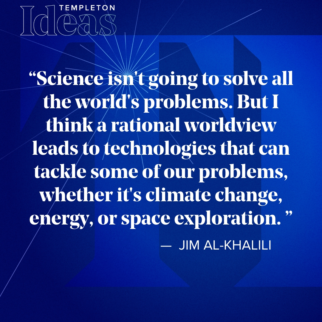 Science can't fix everything, but it can be a powerful tool in solving the world's most pressing challenges, according to theoretical physicist @jimalkhalili. Learn how in our new podcast episode: bit.ly/4aV0Fen