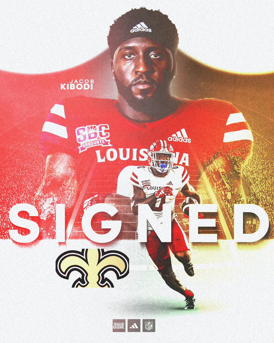 𝐒𝐭𝐚𝐲𝐢𝐧𝐠 𝐢𝐧 𝐓𝐡𝐞 𝐁𝐎𝐎𝐓 ⚜️ @JacobKibodi is signing with the @Saints! #cULture | #GeauxCajuns