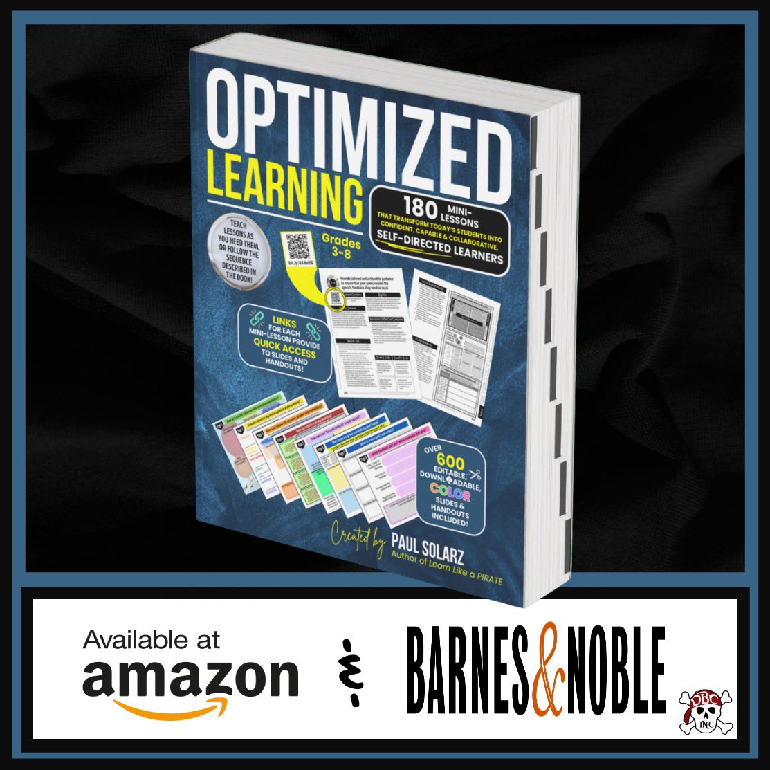 Congratulations to @PaulSolarz on the publication of #OptimizedLearning on his brand new @EduPioneersDBC imprint of #dbcincbooks!!
Learn more about @OptLearn here:
a.co/d/5CaGNY3
180 Mini-Lessons!!! MASSIVE & Powerful project! 
#LearnLAP #tlap