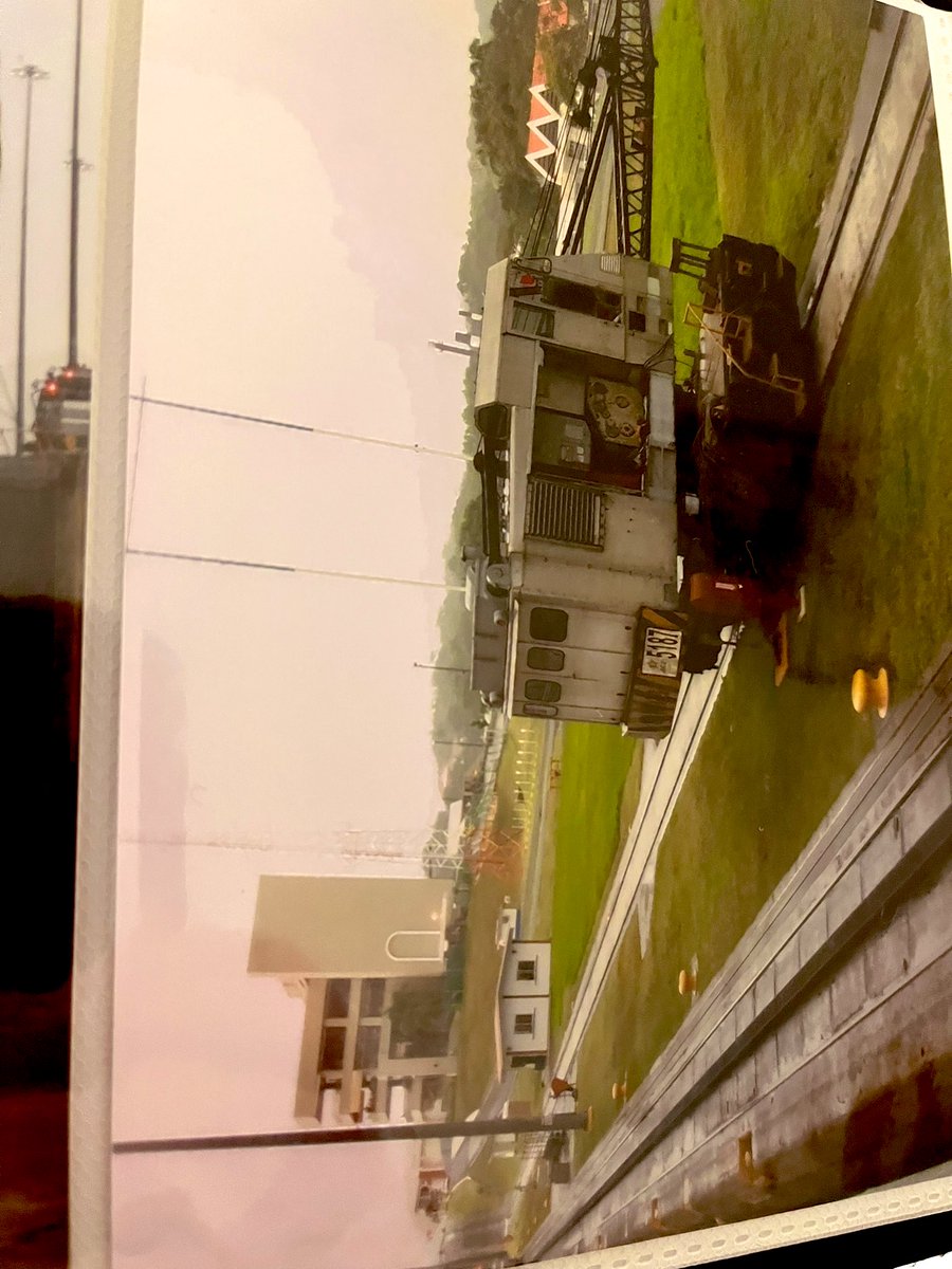 Found a few actual photos of our Panama Canal transit a good few years ago! @LukeVernon When I work out how to get my old laptop going I’ll find some better ones 😂