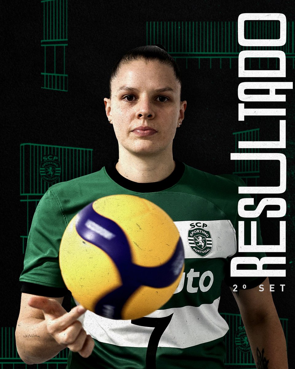 #VoleibolFemSCP | Final do 2⃣.º SET: Vitória SC 25-15 Sporting CP 🏐 #VSCSCP // 2-0