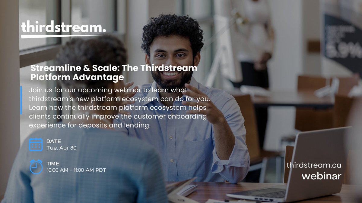 Join us for an exclusive webinar where we unveil the power of our new platform ecosystem and what it can do for you! RSVP now and unlock the potential of the thirdstream platform ecosystem! events.teams.microsoft.com/event/2ec26483…