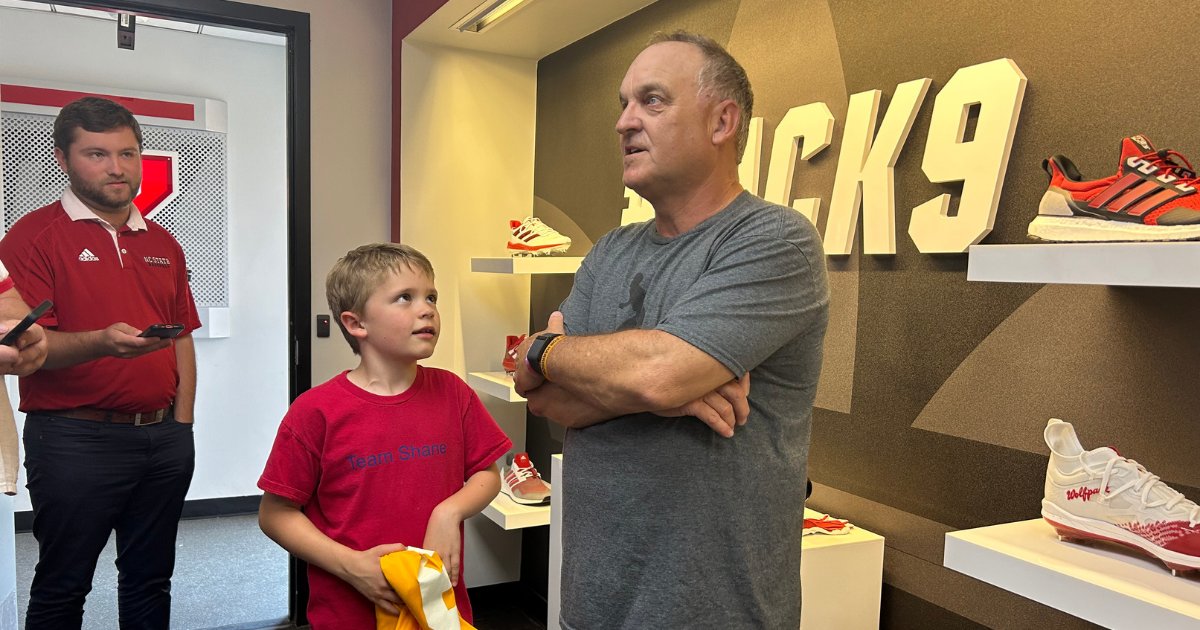 NC State coach Elliott Avent's 8-year-old nephew, Shane, inspired the 'Victory Over Cancer' game. It came to fruition Sunday afternoon, raising $46,759. 'This couldn't have been a bigger success.' On the first of many pediatric cancer research games: on3.com/teams/nc-state…