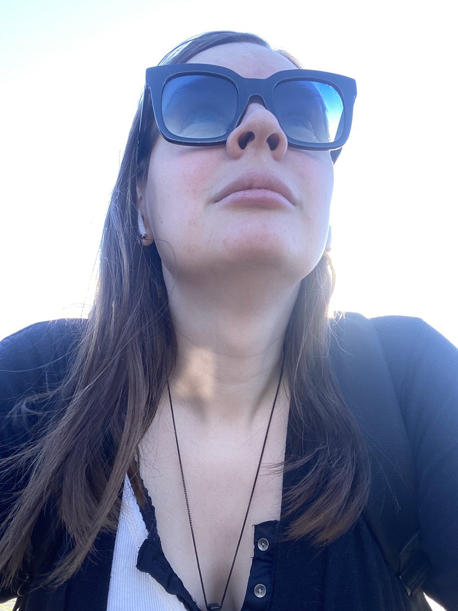 april 28th 2024 / obviously you should never take a picture with the sun behind you but in every other selfie I took on my lovely walk along the dock in this gorgeous weather my hair looked way too flat and greasy sorryyyyyyyyyy. shout out to my adams apple
