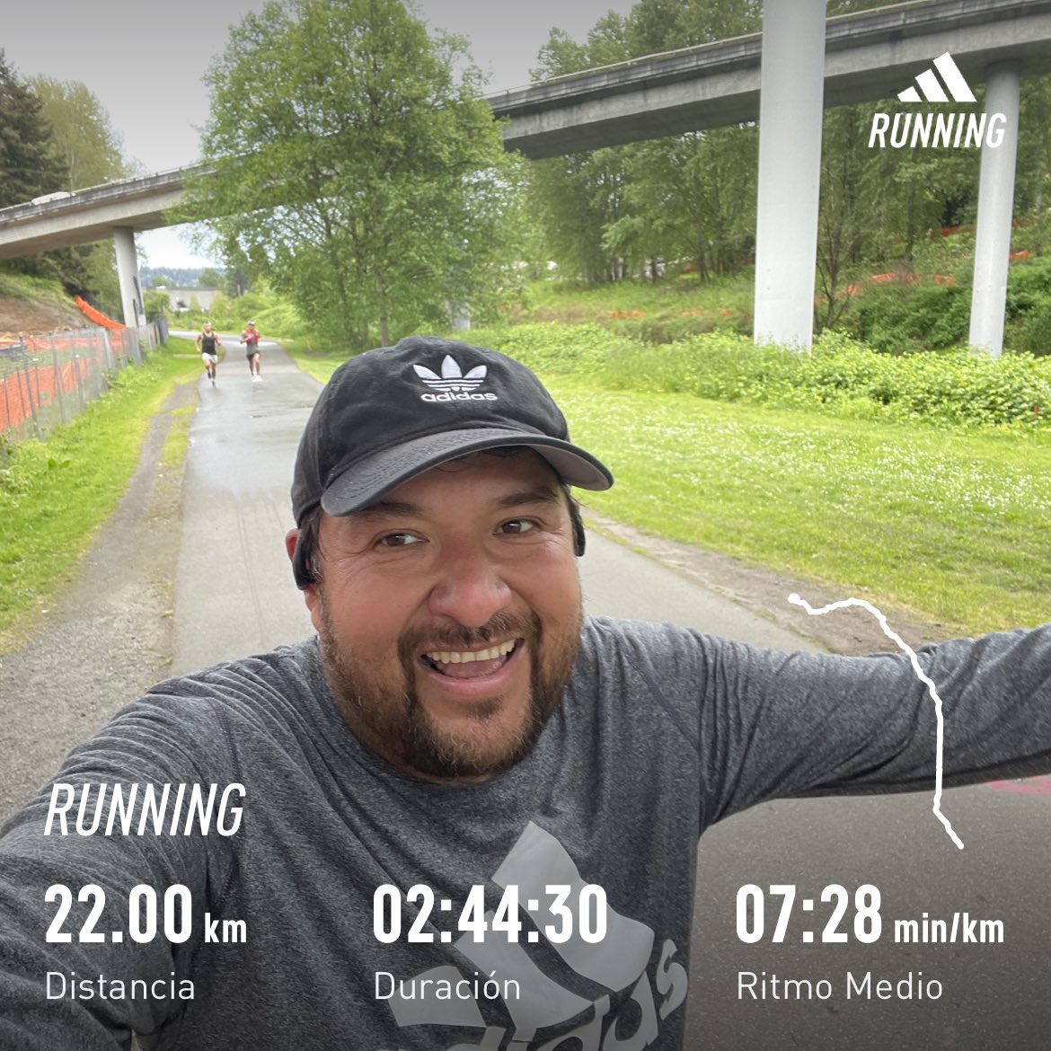22 km #soyrunning 🏃🏻