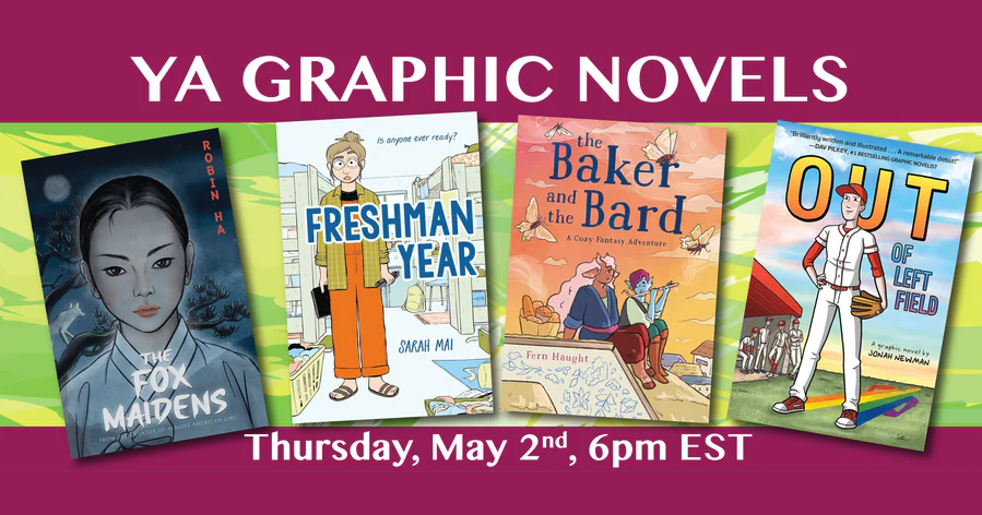This week: I'll be joining Robin Ha, Sarah Mai, and @ferncomics on a virtual panel at @BooksofWonder! This event will take place on Crowdcast, so you can tune in from anywhere. Register here: booksofwonder.com/blogs/upcoming… @AndrewsMcMeel | @amp_kids