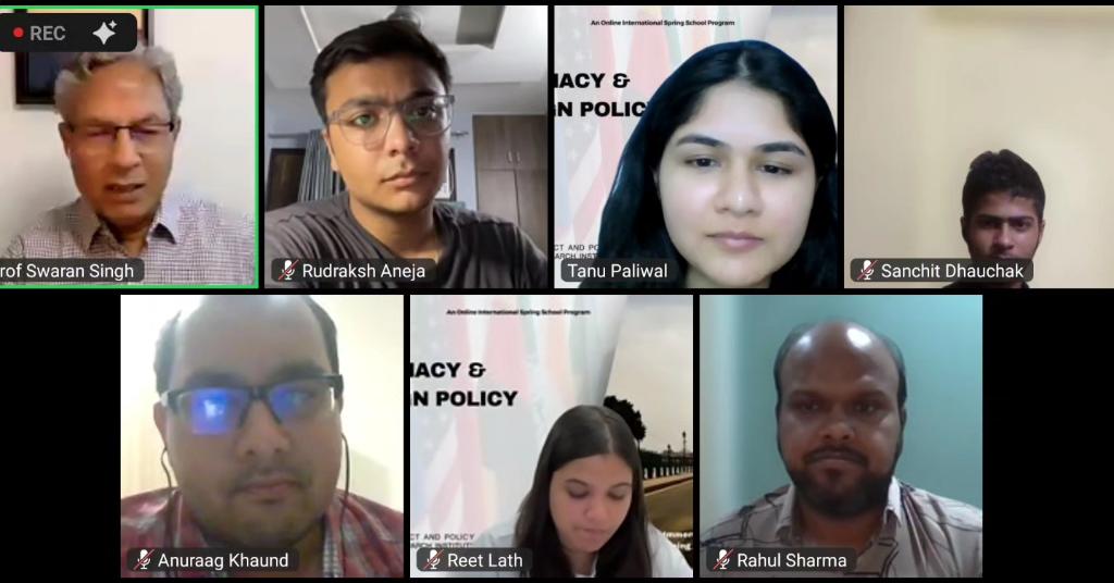 Day8 Session @SwaranSinghJNU & Ms Nandita Baruah
#Diplomacy & #ForeignPolicy Cohort 2
impriindia.com/event/diplomac…
#IMPRI #WebPolicyLearning
#Online #International #Spring #School
#Immersive #Certificate #Training
 #geopolitics #g20india #viksitbharat
@SwaranSinghJNU @simimehta08