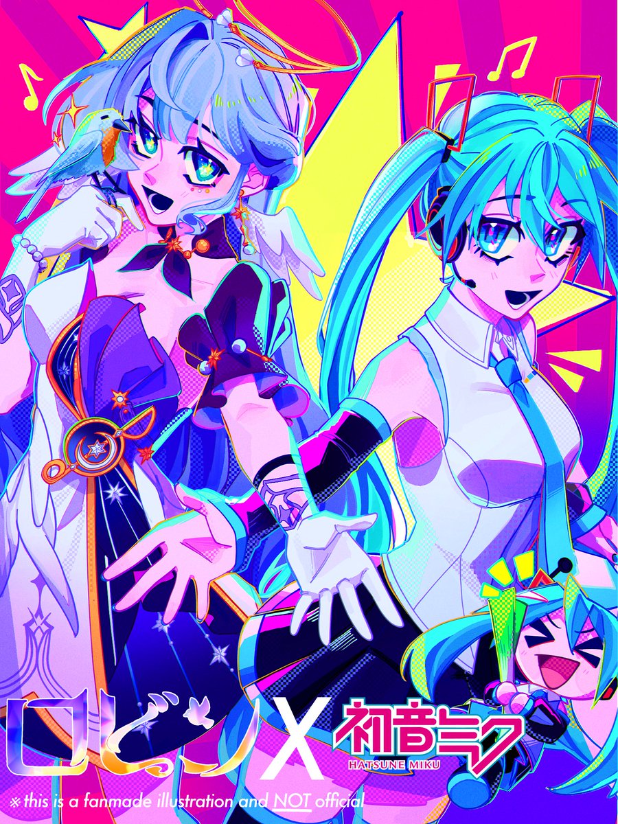 The collaboration no one ever expected 🫢

#HonkaiStarRail #RobinHSR #初音ミク