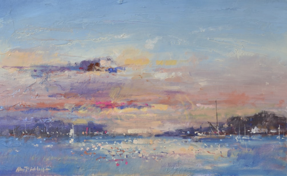 Enjoy a little bit of 'Evening Light over Pin Mill' with this beautiful entry by Alan Bickley with just 9 days left until our TALP judges make their final selections!
Sign up for our email newsletters for the latest news & inspiration from Painters Online bit.ly/POLEmailTW