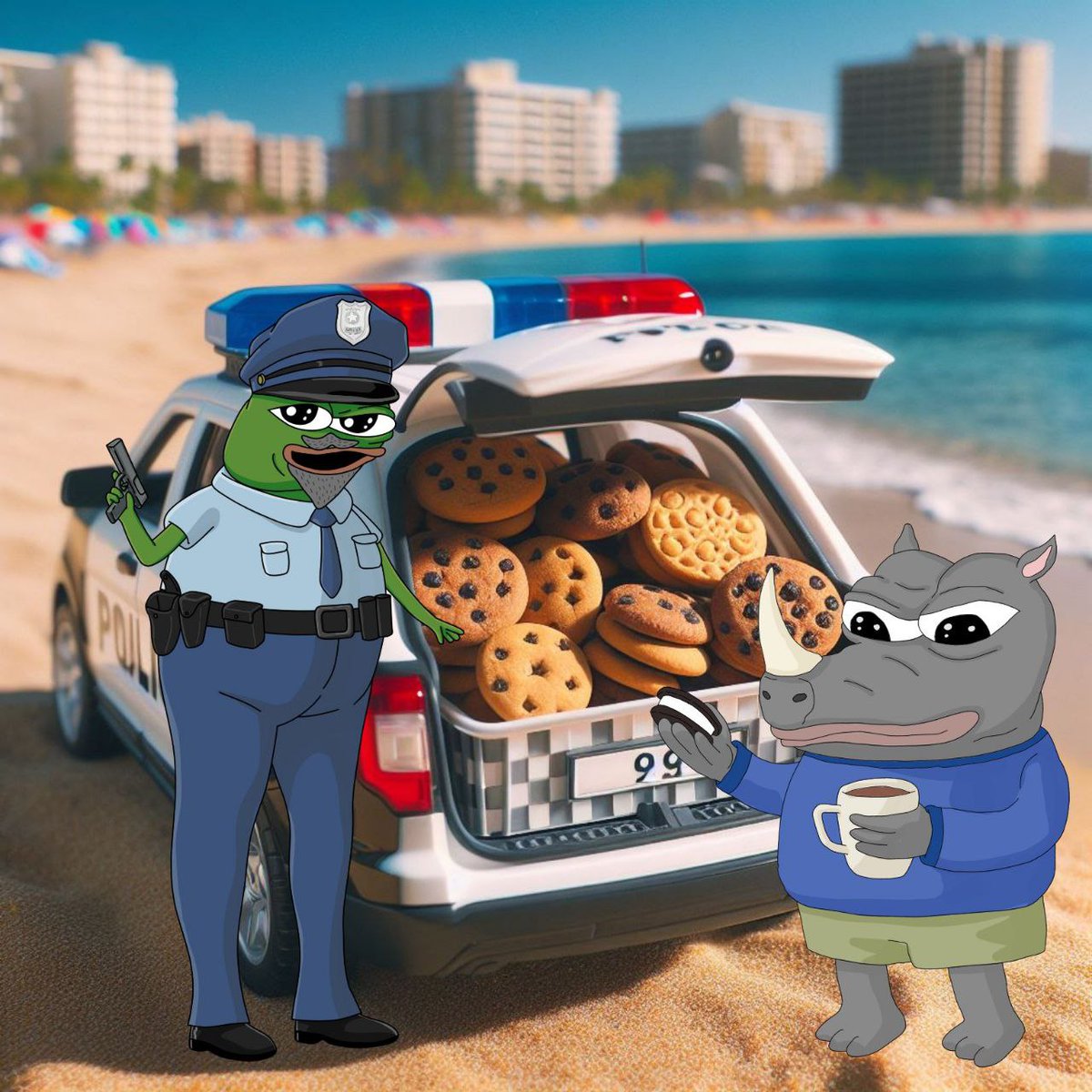 RhinoCoinBase's tweet image. Deploying more capital... I mean cookies! 🍪

#base #memecoins $brett $monke $pepe $andy