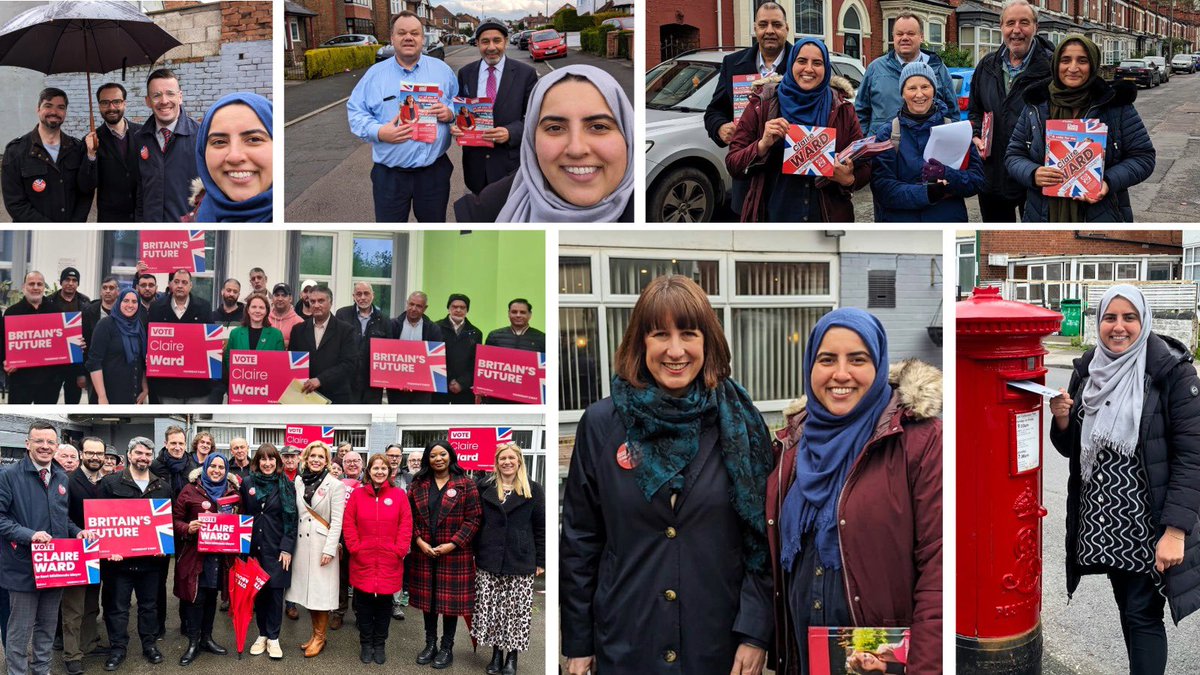 Another busy week of campaigning across the East Midlands for @ClaireWard4EM, @Gary_Godden & @NicolleNdiweni. 

Real highlight was meeting @RachelReevesMP in Swadlincote - our next Chancellor🌹