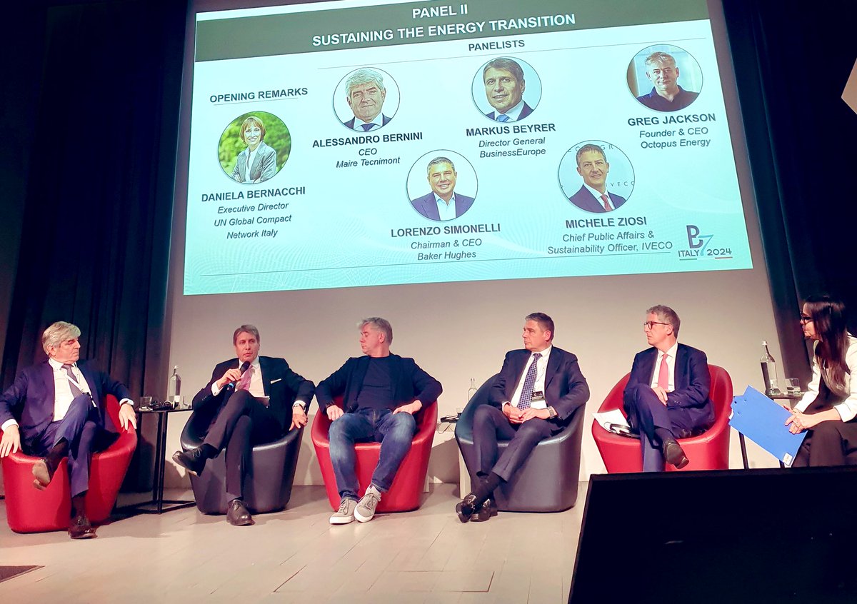 💬 'Europe needs to prove to the world that we can decarbonise without deindustrialising'

- stressed our DG Markus J Beyrer at the #G7 Industry Stakeholders Conference. We therefore need an #IndustrialDeal to flank the #EUGreenDeal in order to make it a growth program

 #B7…