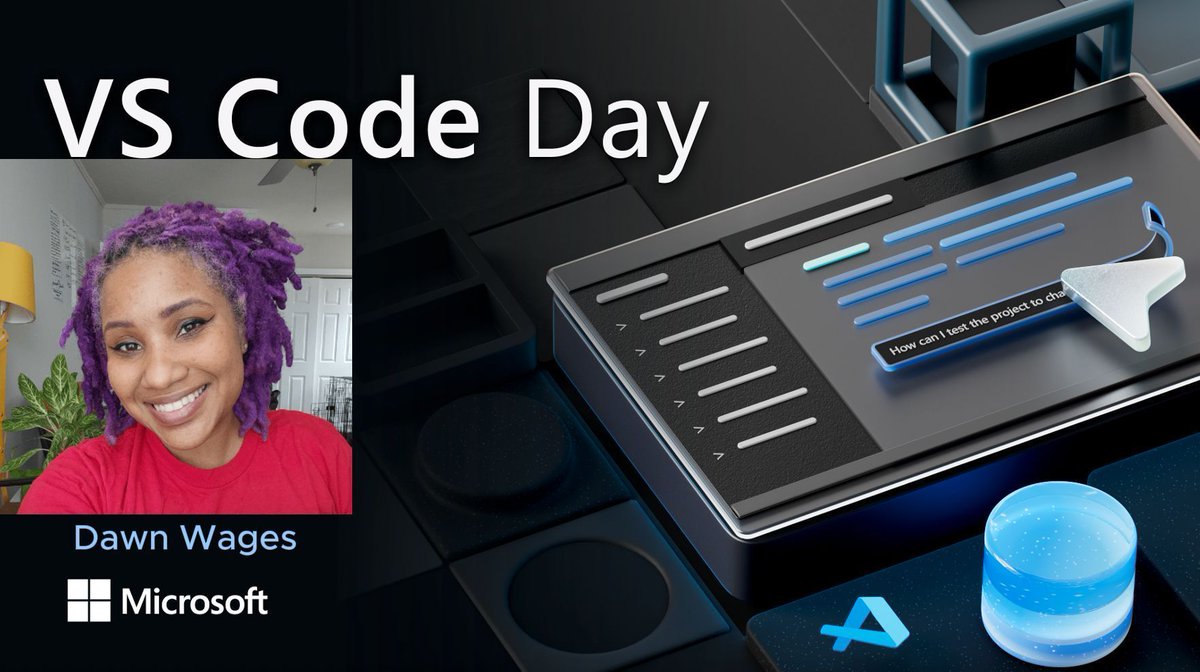 ✨ April 24 was VS Code Day. A bonus session by @BajoranEngineer is now on demand. 👉 Building a Django app with persistent storage 🎉 Watch it here aka.ms/vscodedayx