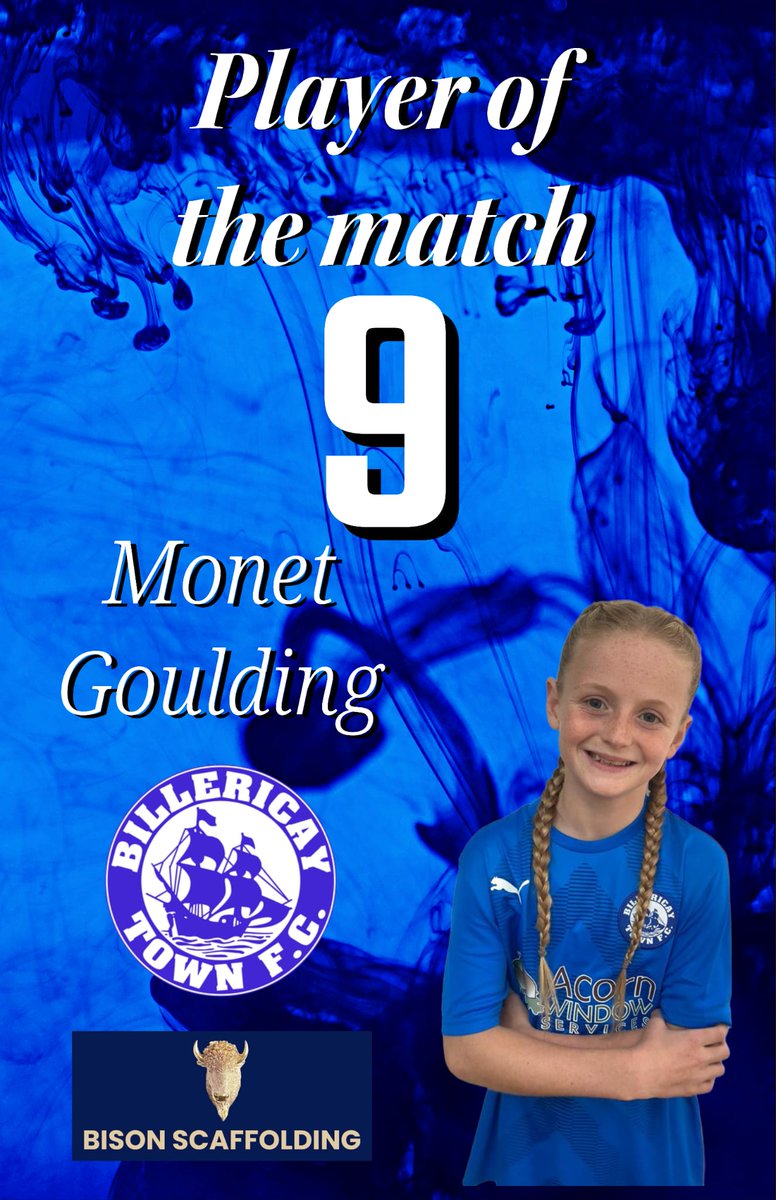 Monet Goulding, our Player of the Match from our county cup final win.
Congratulations, Monet, who put a shift in 🍾🍾🍾
@BTFC @ECGFL_2018