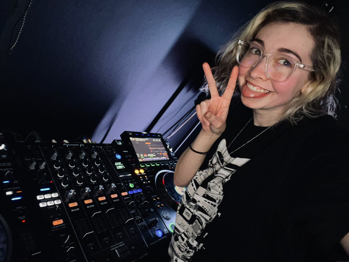 Hi everyone, I have my first ever DJ set tonight. 🖤 I’ve worked really hard on my set- playing live in VR tonight 1:30am ET closing @im_naku’s Nurtured 3 #VRChat festival! Please consider coming or watching the stream. :) twitch.tv/im_naku