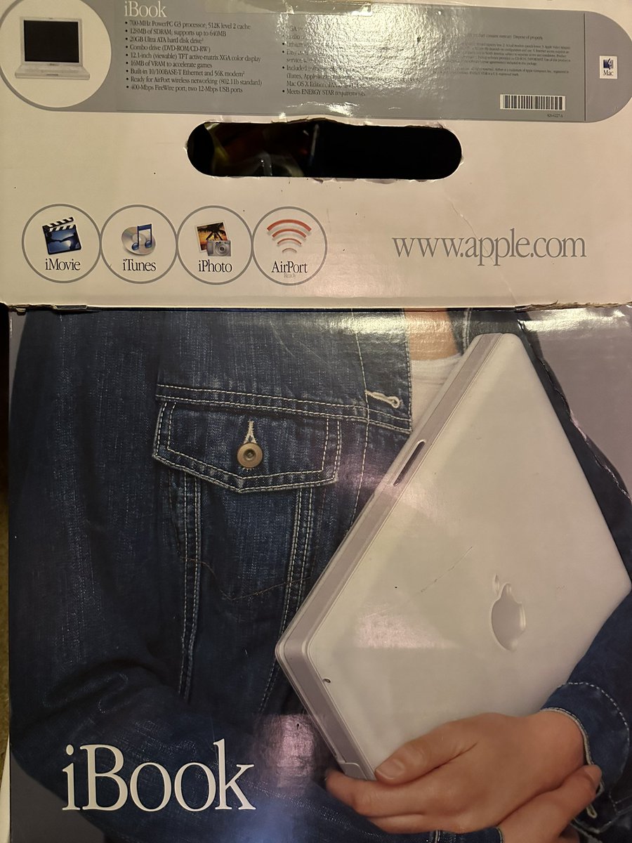 the box my iBook came in 2002 has held up better than the iBook