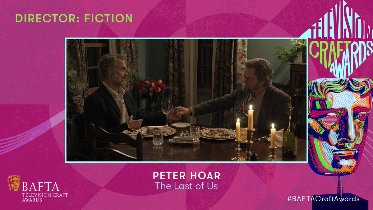 Peter Hoar wins the Director: Fiction BAFTA for his work on The Last of Us ✨#BAFTACraftAwards
 
Sponsored by @3MillsStudios