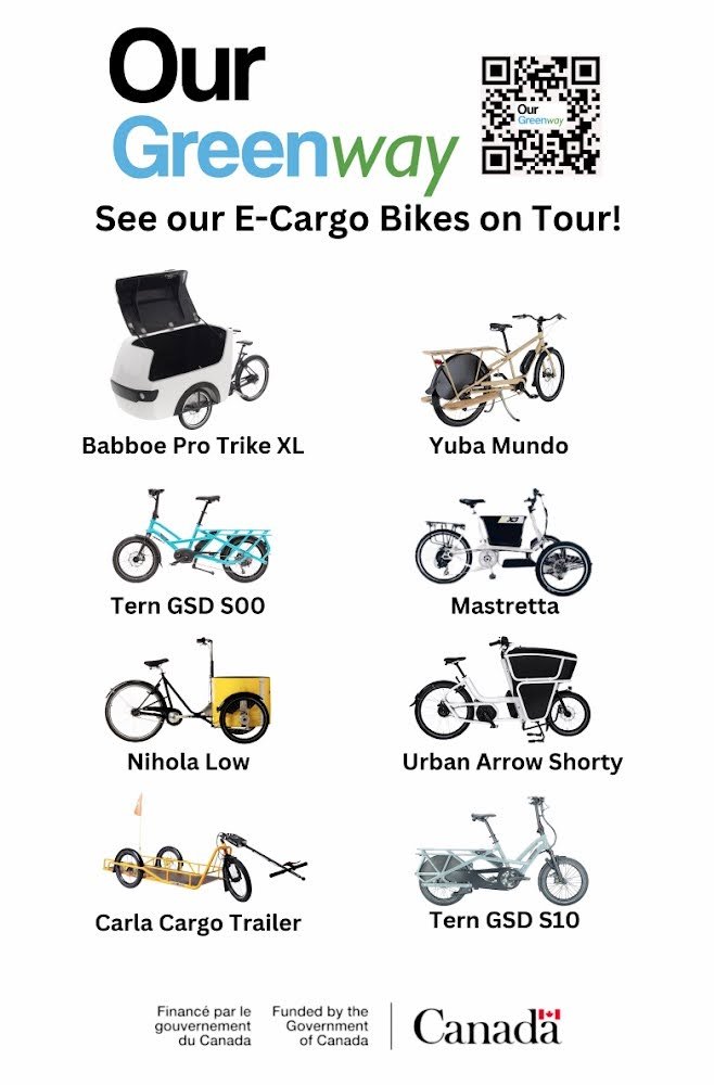 E-Cargo Bike Curious? I'm joining @OurGreenway as they host the Zero Emission Vehicle Awareness Initiative taking place across the City of Toronto during Community Environment Days Check my @felt map for dates and locations felt.com/map/Our-Greenw… h/t @cycletoronto #BikeTO