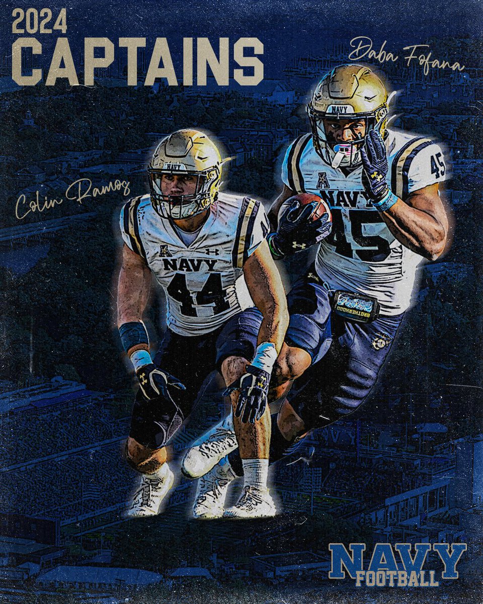We're proud to announce Colin Ramos and Daba Fofana as our 2024 team captains! #GoNavy | #RollGoats