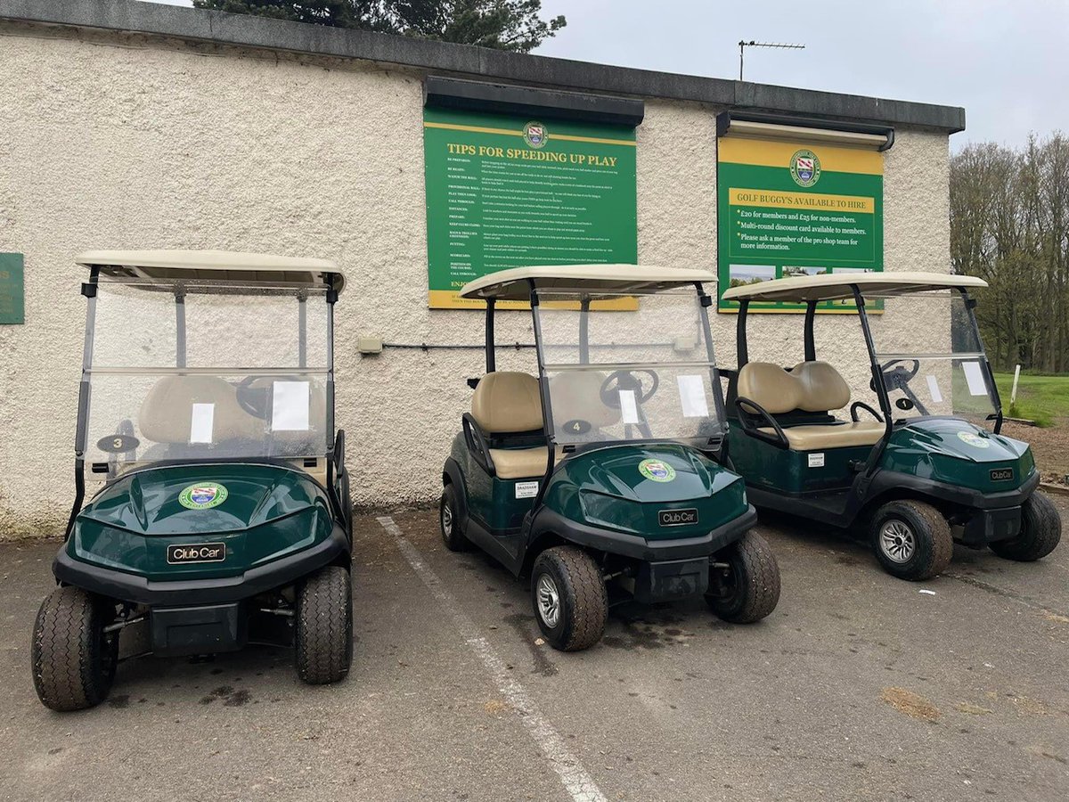 As the couse continues to dry as we head towards Summer we can now allow buggies out on the paths around the course which we have made good around various areas. #Golf #GolfSheffield #Sheffield