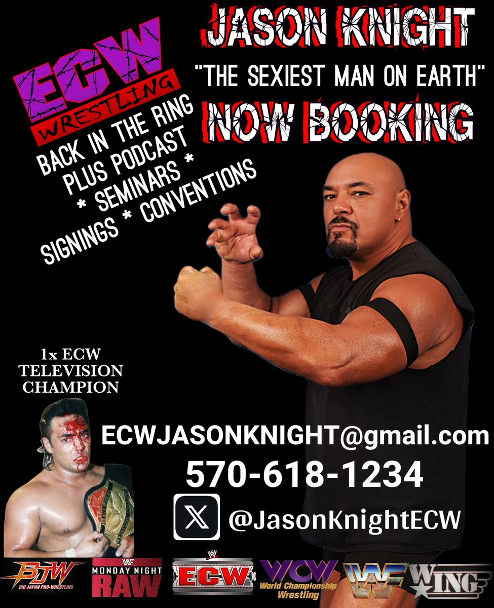 ECW Jason Knight Back In The Ring Now Booking contact ecwjasonknight@gmail.com or call/text 570-618-1234 #ecw #WWF #WWE #WING #WCW #booking #WrestlingCommunity #wrestling #sexiestmanonearth #howdoyoulikemysuit #ECWJASON #jasonknight